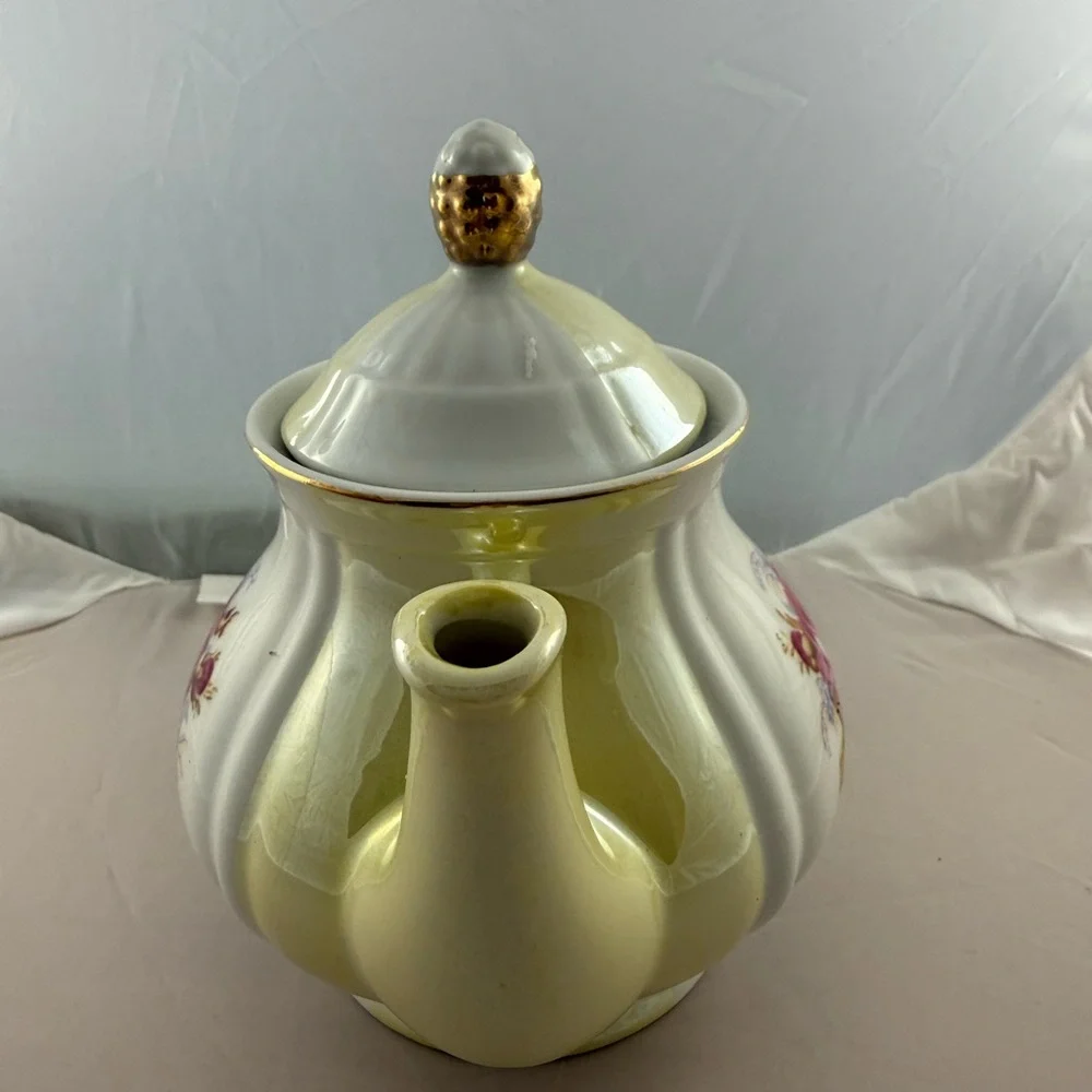 Vintage Rose Teapot by Trimont Ware